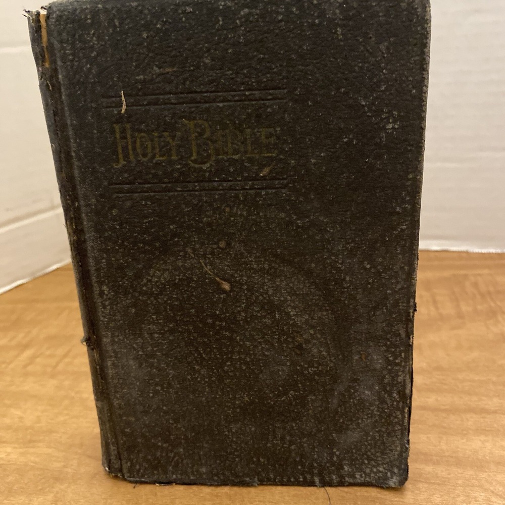 KJV Holy Bible Thomas Nelson & Sons VTG Black